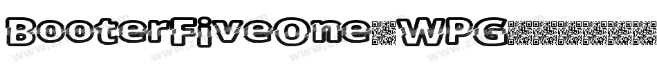 BooterFiveOne-WPG字体转换