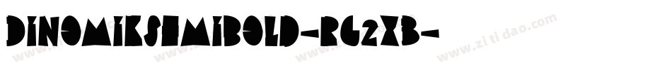 DinomikSemibold-rg2xB字体转换