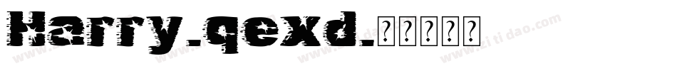 Harry-qexd字体转换