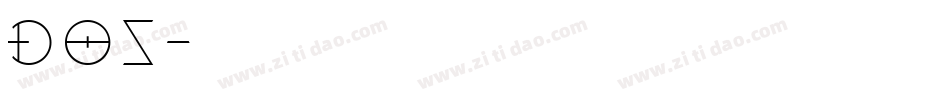 DOS字体转换