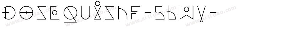 DosEquisNf-5lWv字体转换