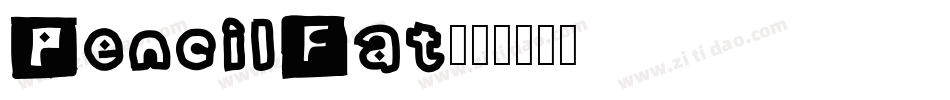 PencilFat字体转换