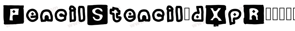 PencilStencil-dXpR字体转换