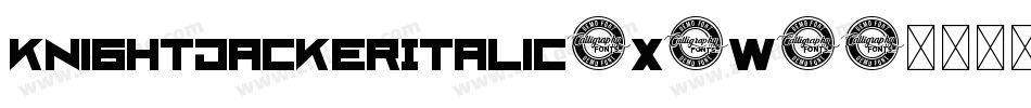 KnightJackerItalic-x0w5字体转换
