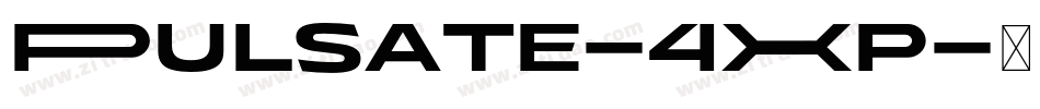 Pulsate-4Xp字体转换
