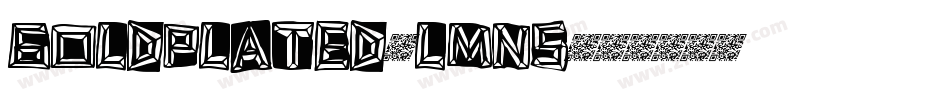 GoldPlated-lMn5字体转换