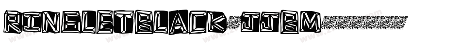 RingletBlack-JJBM字体转换