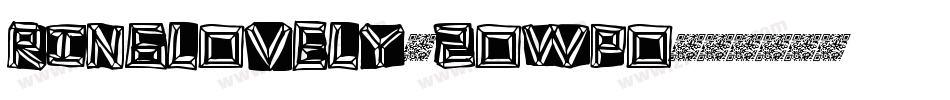 Ringlovely-2OWpo字体转换