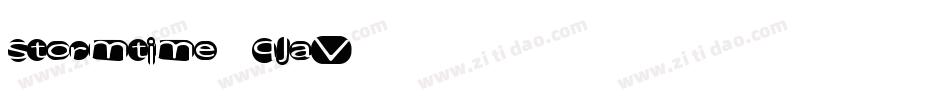 Stormtime-qJaV字体转换