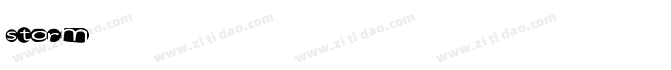 storm字体转换