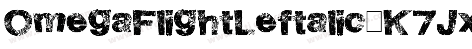 OmegaFlightLeftalic-K7Jxy字体转换