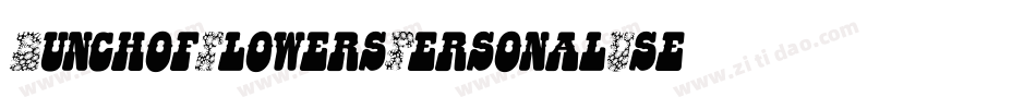Bunch-of-Flowers-Personal-Use字体转换