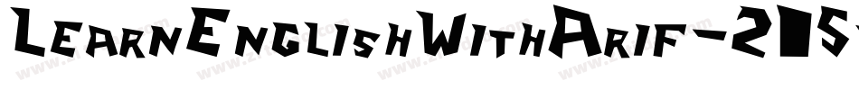 LearnEnglishWithArif-205v字体转换