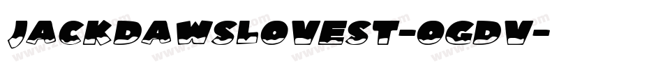 JackdawsLoveSt-oGdV字体转换