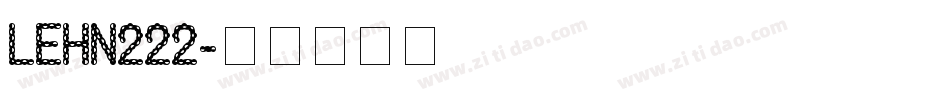 LEHN222字体转换