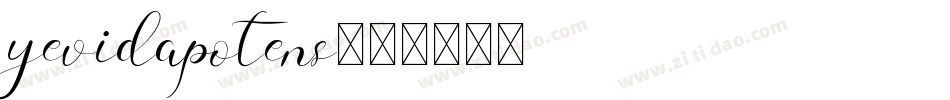 yevidapotens字体转换