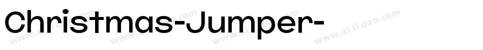 Christmas-Jumper字体转换