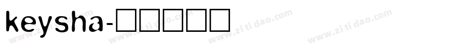 keysha字体转换