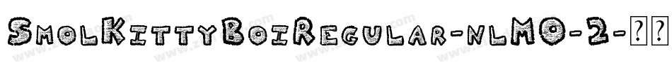 SmolKittyBoiRegular-nlMO-2字体转换