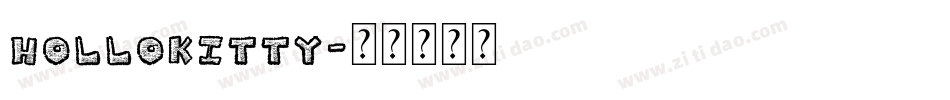 hollokitty字体转换