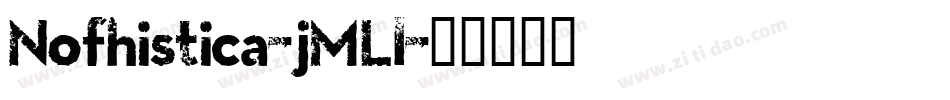 Nofhistica-jMLl字体转换