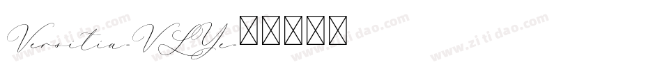 Versitia-VLYe字体转换