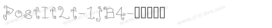 PostItLt-1jB4字体转换