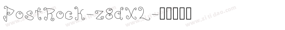 PostRock-z8dXL字体转换