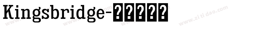 Kingsbridge字体转换