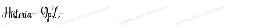 Histeria-8GpZ字体转换