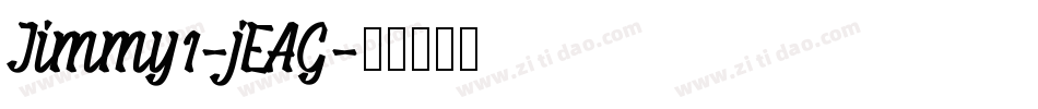 Jimmy1-jEAG字体转换