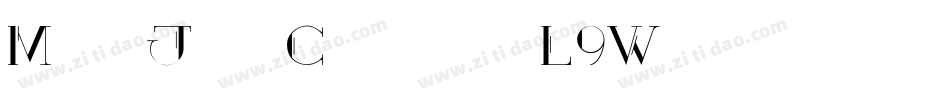 MaryJaneCavazos-L9W字体转换