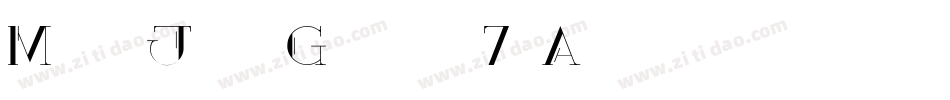 MaryJaneGreek-7mA字体转换