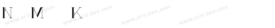 NotMaryKate字体转换