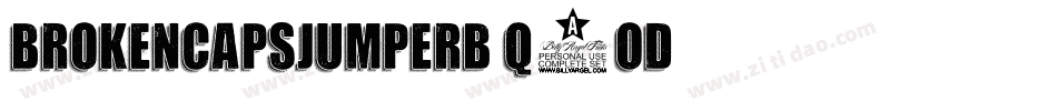 Brokencapsjumperb-q0od字体转换