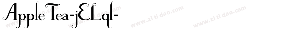 AppleTea-jELql字体转换