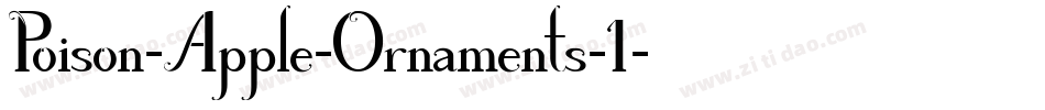 Poison-Apple-Ornaments-1字体转换