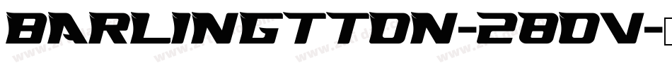 Barlingtton-28ov字体转换