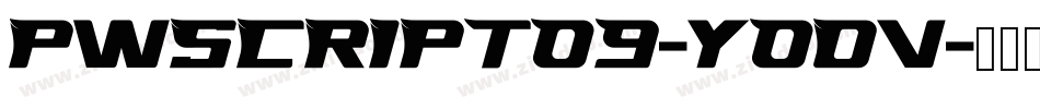 Pwscript09-Y0Ov字体转换