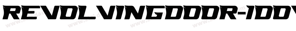Revolvingdoor-1DOv字体转换