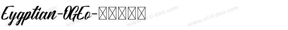 Eygptian-OGEo字体转换