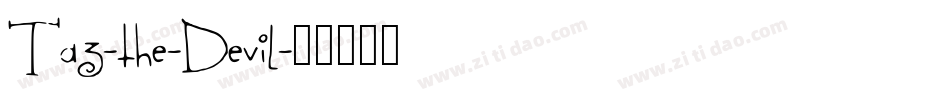 Taz-the-Devil字体转换