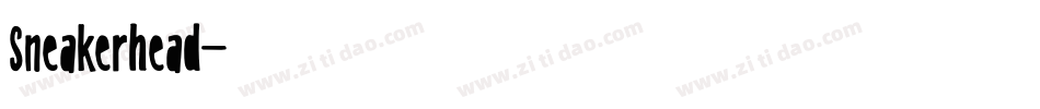 Sneakerhead字体转换