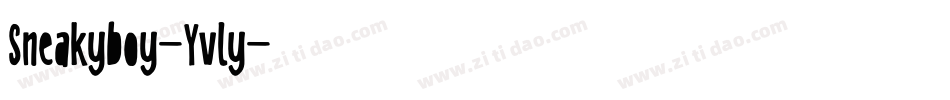 Sneakyboy-Yvly字体转换