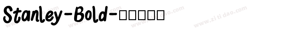 Stanley-Bold字体转换