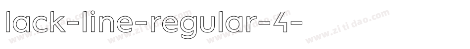 lack-line-regular-4字体转换