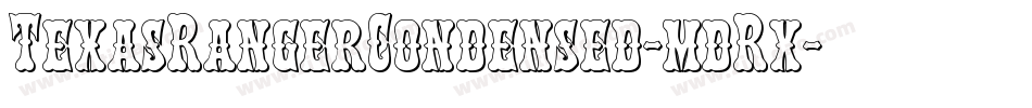 TexasRangerCondensed-mdRx字体转换