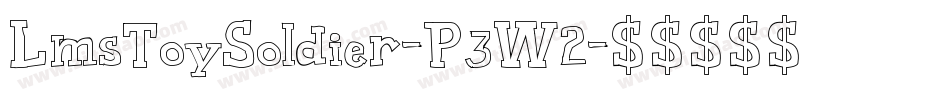 LmsToySoldier-P3W2字体转换