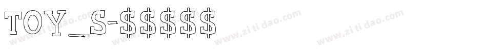 TOY_S字体转换