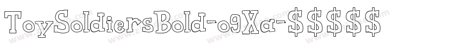 ToySoldiersBold-o9Xa字体转换